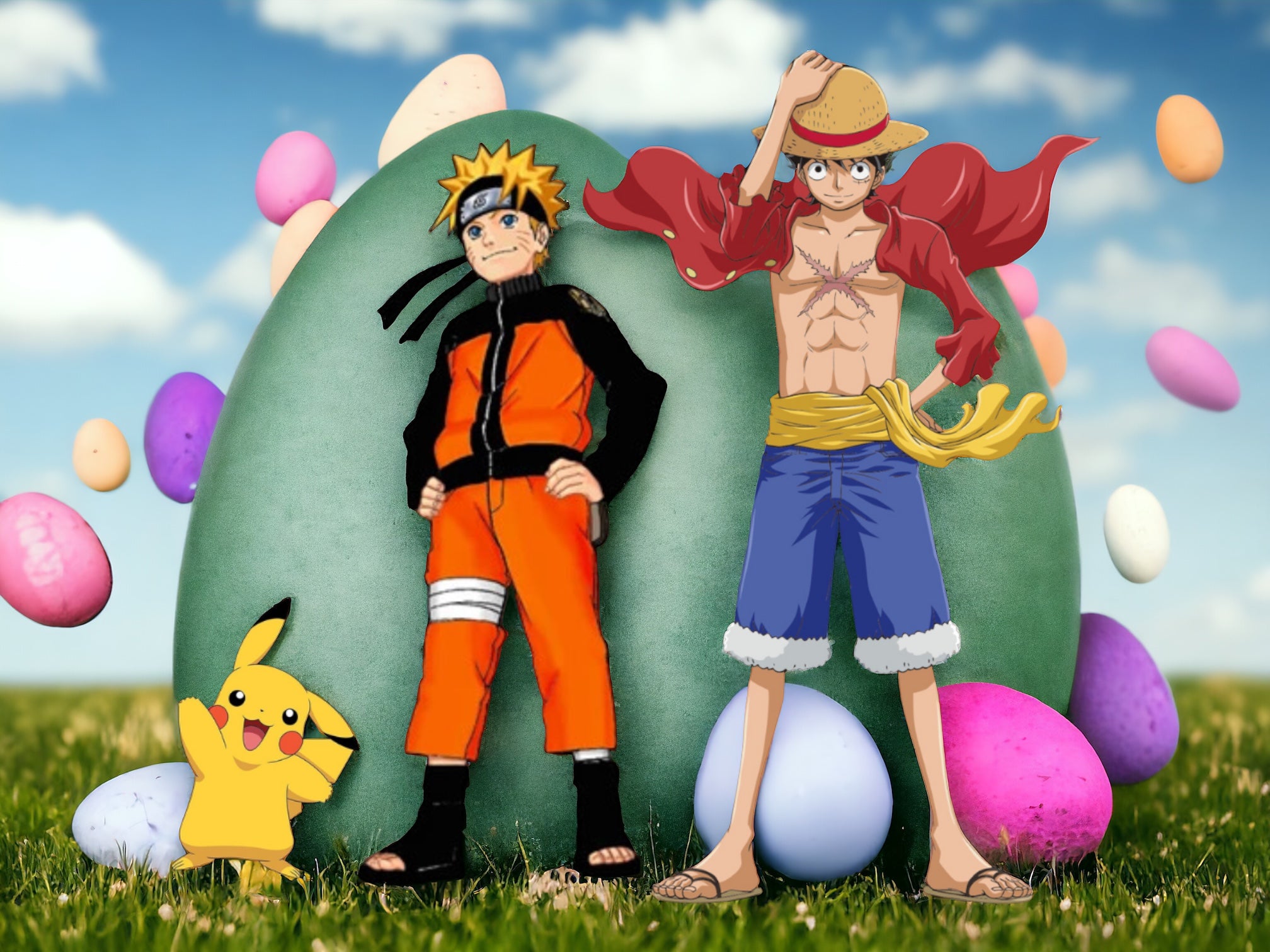 Chasse aux Trésors de Pâques : Pokémon, One Piece et Naruto s'invitent !