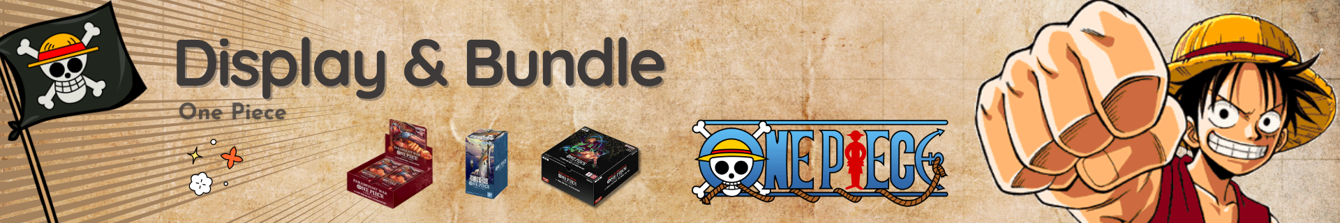 Display et Bundle Double Pack One Piece - Boosters et Carte DON! Exclusifs