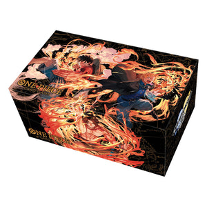 Coffret Ace/Sabo/Luffy Tapis de jeu et Deck box - One Piece Card Game