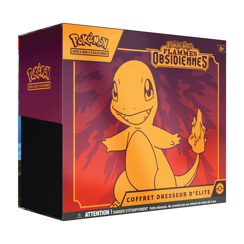 Coffret Pokémon Dresseur d'Elite EV03 Flammes Obsidiennes