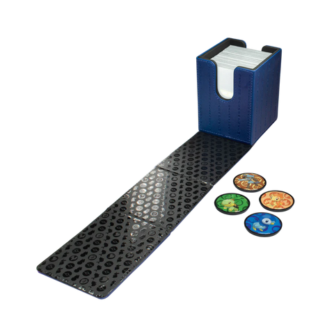Deck Box Alcove Click Pokémon de Sinnoh ouvert avec ses badges