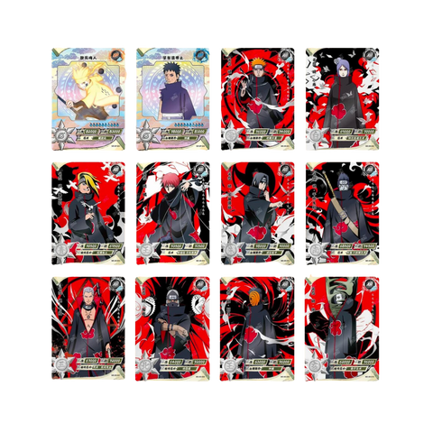 Quelques cartes possibles dans le Display Naruto Shippuden Kayou110 T3W1