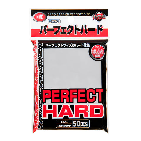 Sleeves Protèges Cartes KMC Perfect Hard - Transparent - 50 Pièces