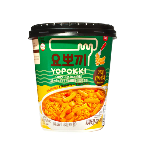 Yopokki Curry Cup Topokki (gâteau de riz)