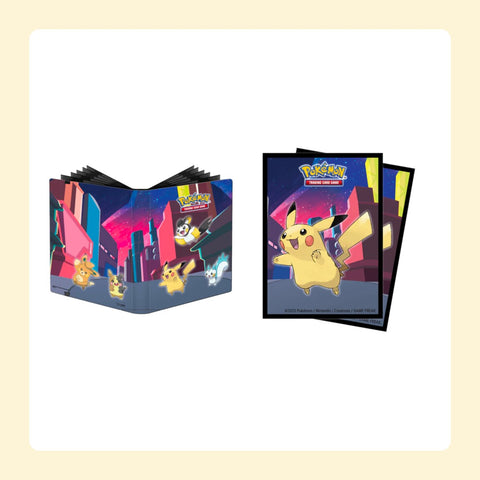 Contenu du lot : Portfolio A4 Pro-Binder Shimmering Skyline (360 cartes) - 9 pochettes, Sleeves Protèges Cartes Ultra Pro Shimmering Skyline 65 Pièces
