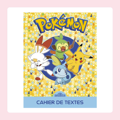 Cahier de texte Pokémon [fond]
