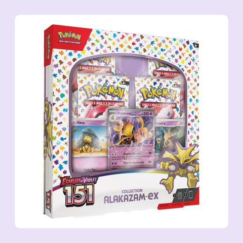 Coffret Pokémon 151 Alakazam-ex EV03.5 [fond]