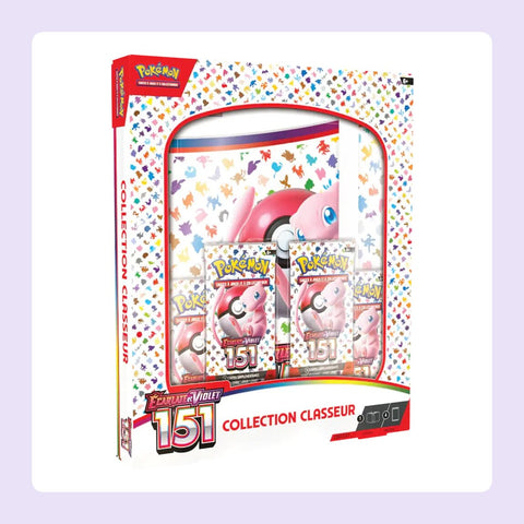 Coffret Pokémon 151 Classeur Mew EV03.5 [fond]
