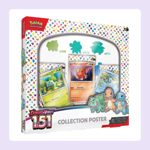 Coffret Pokémon 151 Poster EV03.5 [fond]