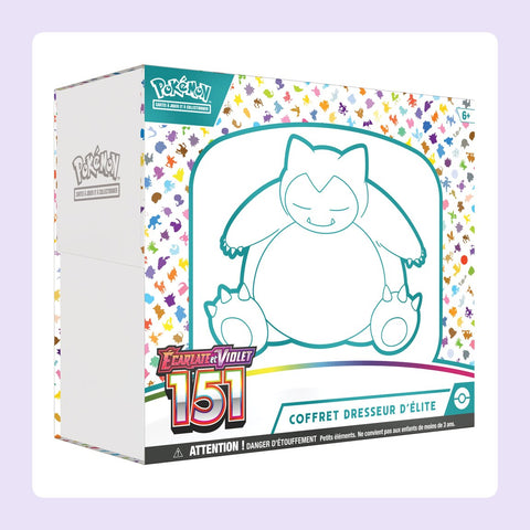 Coffret Pokémon Dresseur d'Elite EV03.5 151 [fond]