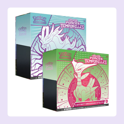 Les 2 coffret Dresseur d'Elite EV05 Forces Temporelles [fond]