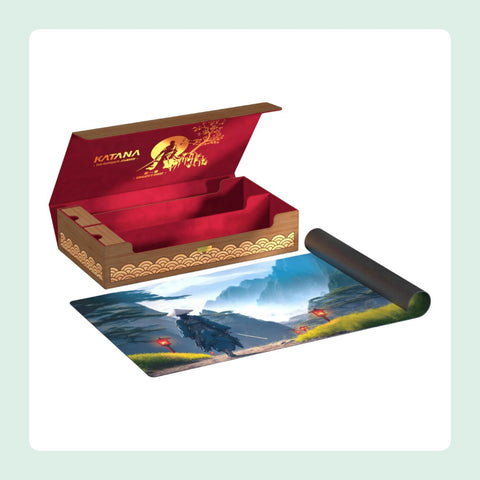 Coffret Katana : The Shogun's Journey - Samurai's Chest avec Omnihive 1000+ et Play-Mat [fond]