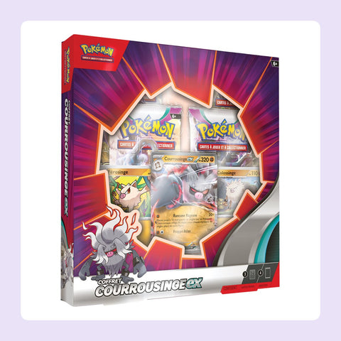 Coffret Pokémon Courrousinge-ex [fond]