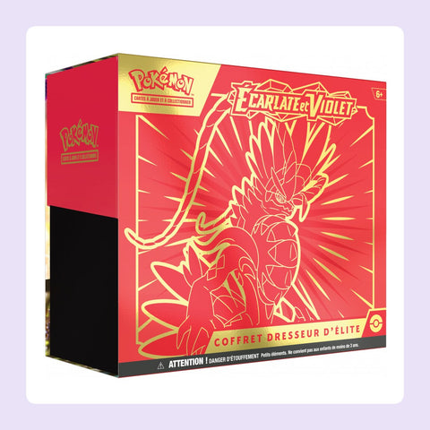 Coffret Pokémon Dresseur d'Elite EV01 Écarlate Et Violet - Koraidon [fond]