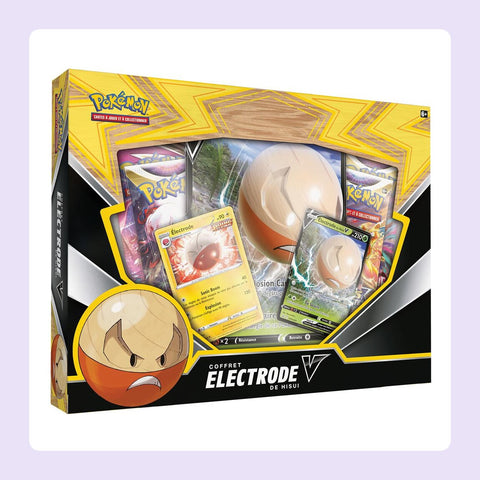 Coffret Pokémon Électrode de Hisui-V [fond]