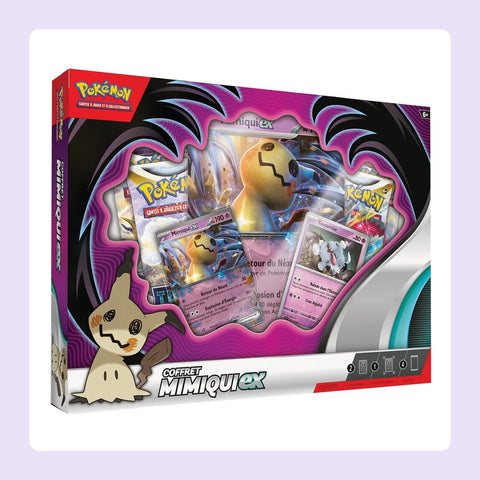 Coffret Pokémon Mimiqui-ex [fond]