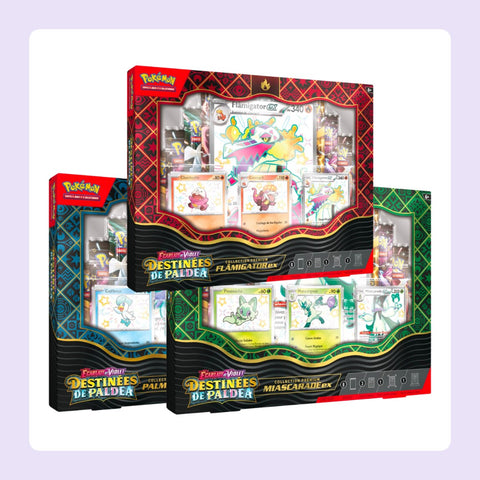 Coffret Pokémon Premium Écarlate et Violet Destinées de Paldea EV04.5 [fond]