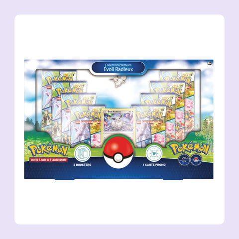 Coffret Premium Évoli Radieux Pokémon GO [fond]