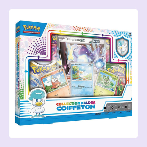 Coffret Preview Collection Paldea - Coiffeton et Miraidon-ex [fond]