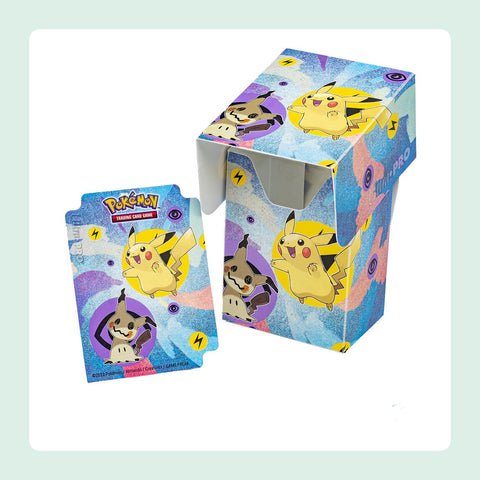 Deck Box Ultra Pro Pikachu & Mimiqui [fond]