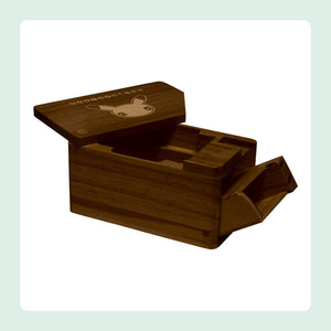 Deck Box Pokémon Célébrations 25 ans en bois [fond]