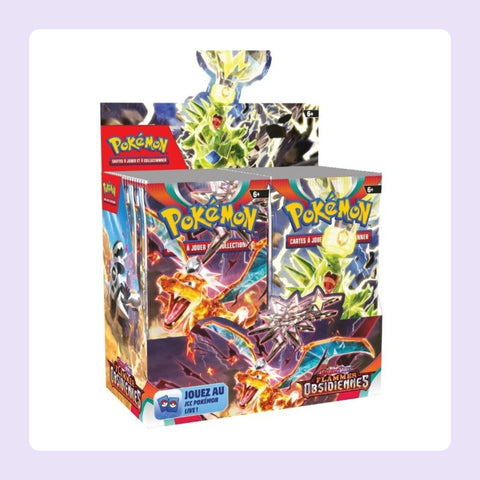 Display Pokémon EV03 Flammes Obsidiennes [fond]