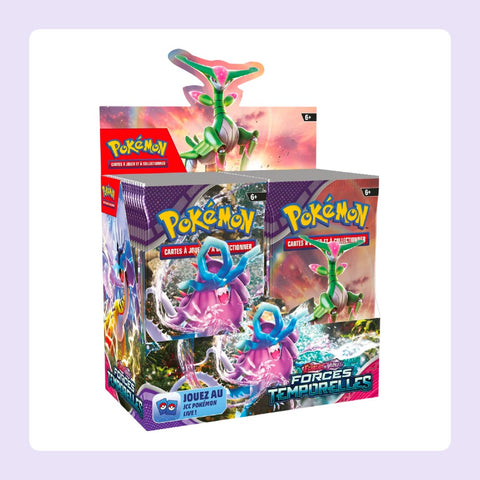 Display Forces Temporelles avec 36 Boosters Pokemon EV05 [fond]