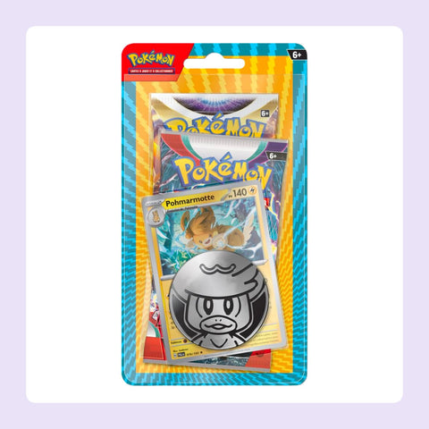 Duopack Pokémon 2 boosters avec Pohmarmotte [fond]