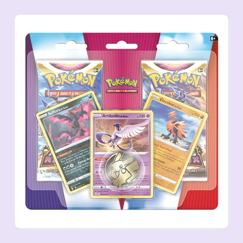 Duopack Pokémon 2 boosters (Sulfura, Artikodin et Électhor) [fond]