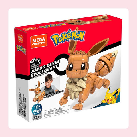 MEGA Construx Pokémon Evoli boite vue de profile [fond]
