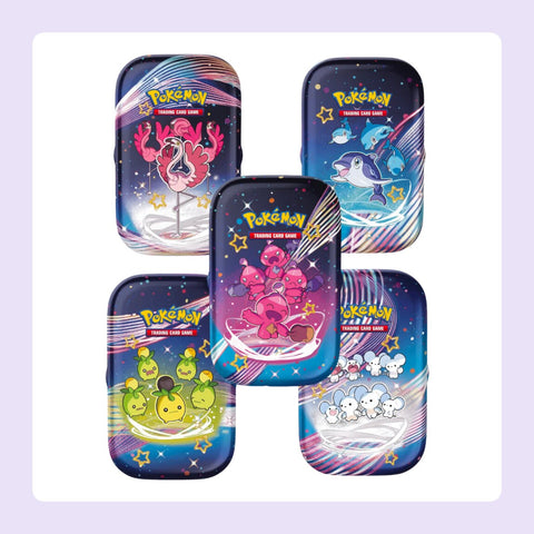 Mini tin Pokémon Écarlate et Violet Destinées de Paldea EV04.5 [fond]