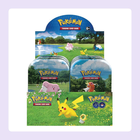 Display des Mini tin Pokémon GO [fond]