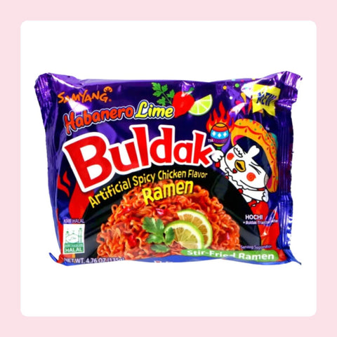 Nouilles instantanées Habanero Lime Buldak [fond]