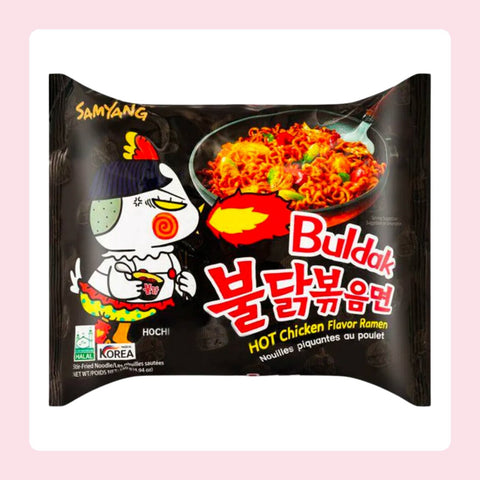 Nouilles instantanées Spicy Hot Chicken Buldak [fond]