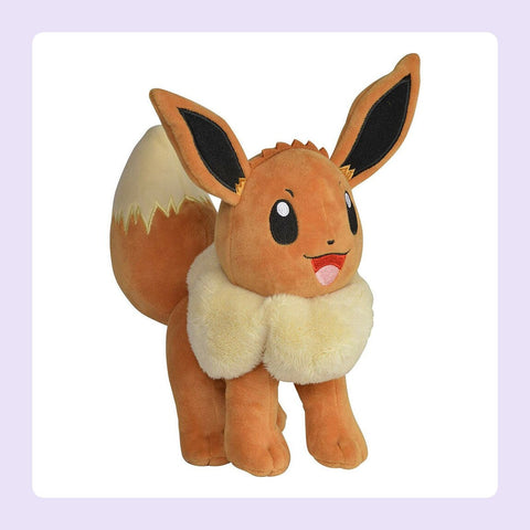 Peluche Pokémon Évoli 17cm normale [fond]