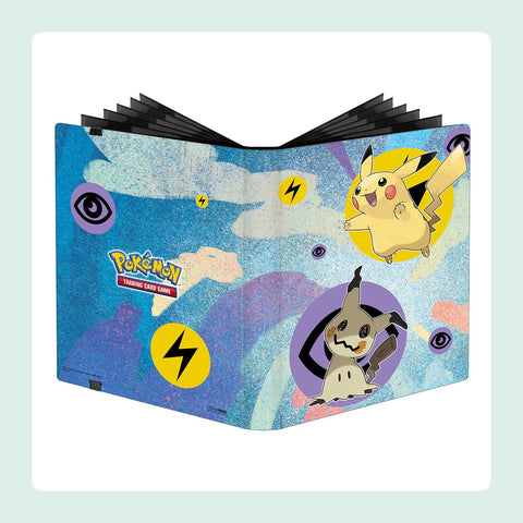 Portfolio A4 Pro-Binder Pikachu & Mimiqui (360 cartes) - 9 pochettes [fond]