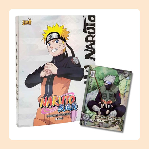 Portfolio Naruto Shippuden avec carte Kakashi PR-001 [fond]