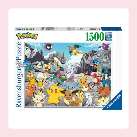 Puzzle Pokémon Classiques (1500 pièces) [fond]