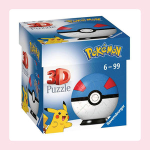 Puzzles Pokémon Super Ball en 3D [fond]