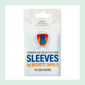 Sleeves Protèges Cartes Beckett Shield - Transparent - 100 Pièces [fond]