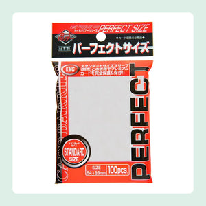 Lot de 100 Sleeves Proteges Cartes KMC Perfect Size [fond]