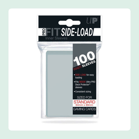 Sleeves Protèges Cartes Ultra Pro Fit Side Load - Transparent - 100 Pièces [fond]