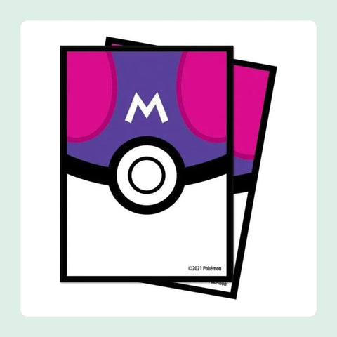 Sleeves Protèges Cartes Ultra Pro Master Ball 65 Pièces [fond]