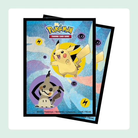 Sleeves Protèges Cartes Ultra Pro Pikachu & Mimiqui 65 Pièces [fond]