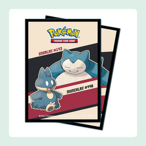 Sleeves Pokémon Protèges Cartes Ultra Pro Ronflex Goinfrex 65 Pièces [fond]