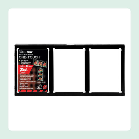 Support Ultra Pro Triple Card One-Touch 35pt [fond]