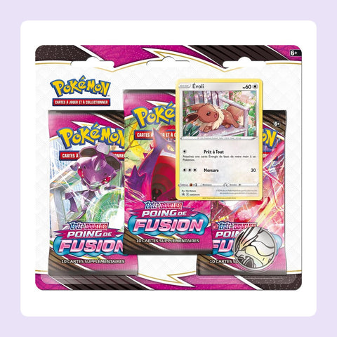 Tripack EB08 Poing de fusion - Évoli [fond]