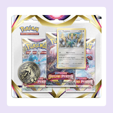 Tripack Pokémon EB11 Origine Perdue - Regigigas [fond]