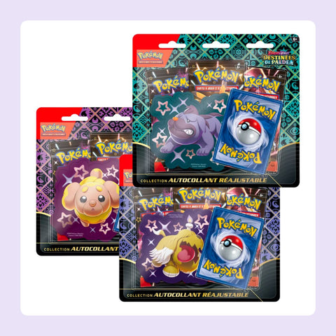 Tripack Pokémon Destinées de Paldea EV04.5 [fond]