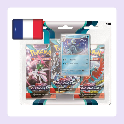 Tripack Pokémon EV04 Faille Paradoxe - Balbalèze [fond]